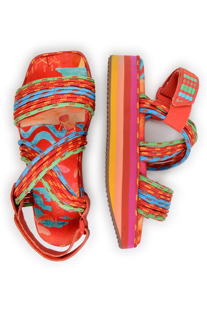 Tropical Platform Sandal