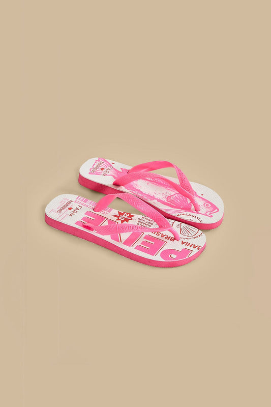 Pink Peixe Havaiana Sandals