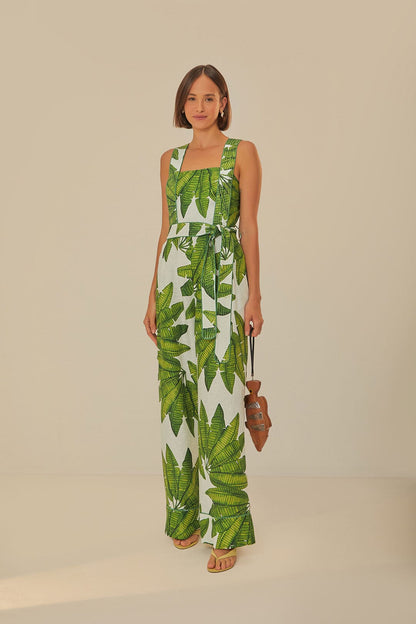 Off-White Palm Fan Jumpsuit