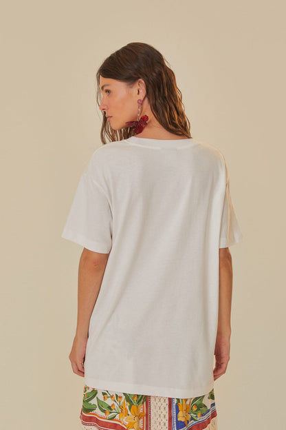 White Farm R Organic Cotton T-Shirt