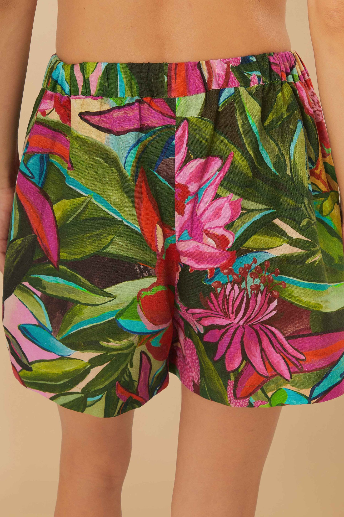 Multicolor Jardin De Reve Shorts